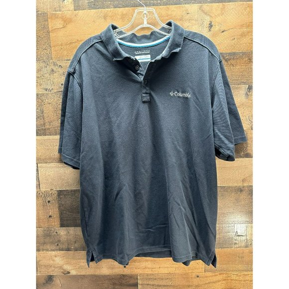 Columbia Omni-Wick Men's Black Polo Size‎ Large - Picture 1 of 4